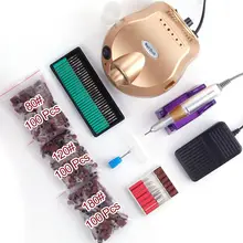 30000RPM Manicure Apparatus Set Pedicure Cutters Milling Machine Electric Nail Drill Bits Ceramic Cutter Sanding Bands Nail Tool