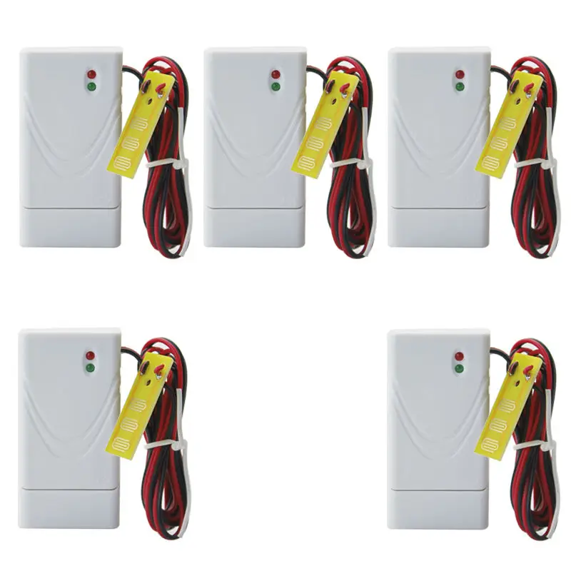 bilder für 5 Teile/los Drahtlose wasserlecksucher wasser leckage sensor bad wasser flut sensor für Zuhause kommerziellen alarm system bilder für 5 Teile/los Drahtlose wasserlecksucher wasser leckage sensor bad wasser flut sensor für Zuhause kommerziellen alarm system