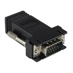 10 пар удлинитель VGA адаптер Male to LAN CAT5 CAT6 RJ45 сетевой кабель Женский конвертер GY88