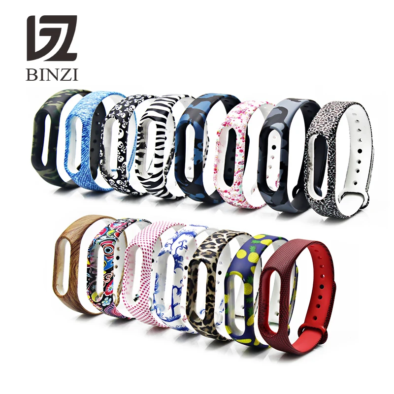 

for Xiaomi mi band 2 Strap miband 2 Strap Watchband Watch Straps Bands Colorful Silicone Gel Skin Protect Cover Straps Sport New
