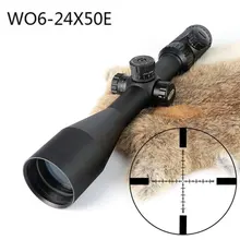 Hunting Shooting 6-24X50 Optical Sight P4 Glass Etched Reticle Riflescopes Side Parallax Adjustment Rifle Scope Hunting Shooting 6-24X50 Optical Sight P4 Glass Etched Reticle Riflescopes Side Parallax Adjustment Rifle Scope