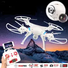 Syma X8W вертолет WiFi FPV Дрон Безголовый режим RC Квадрокоптер с камерой RTF 2,4 ГГц