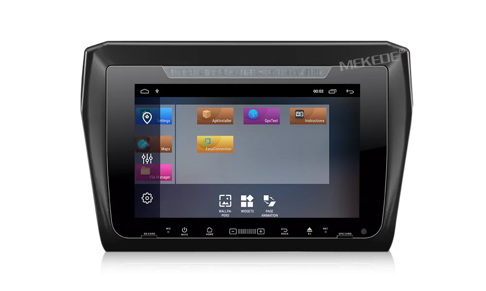 Top Mekede android 9.1 Car multimedia stereo head unit navigation GPS NAVI DVD player for Suzuki Swift 2017 2018 2019 8core 32GB ROM 16