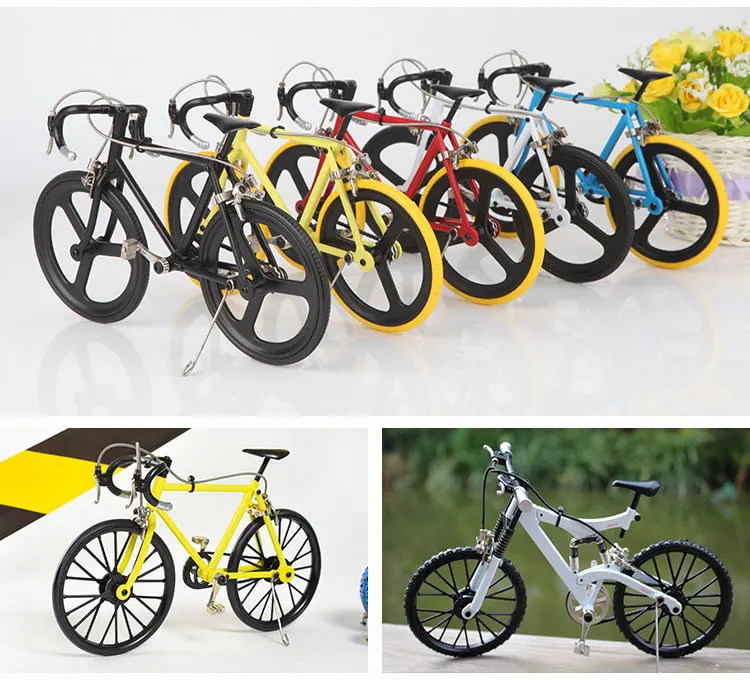 

DIY metal assembled bicycle model simulation puzzle toy gift