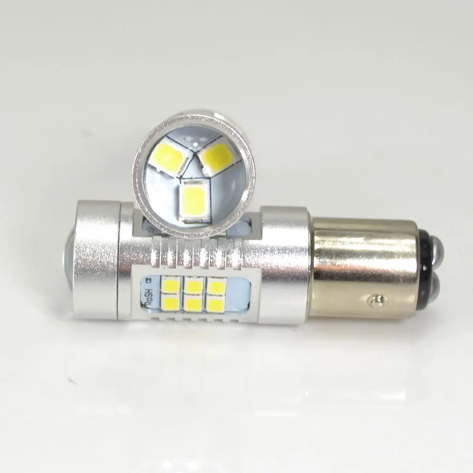 DMEX 2 шт. 12 В 24 21SMD S25 светодиодный 1157 BAY15D BAY 15D P21/5 Вт 1156 BA15S P21W автомобильная