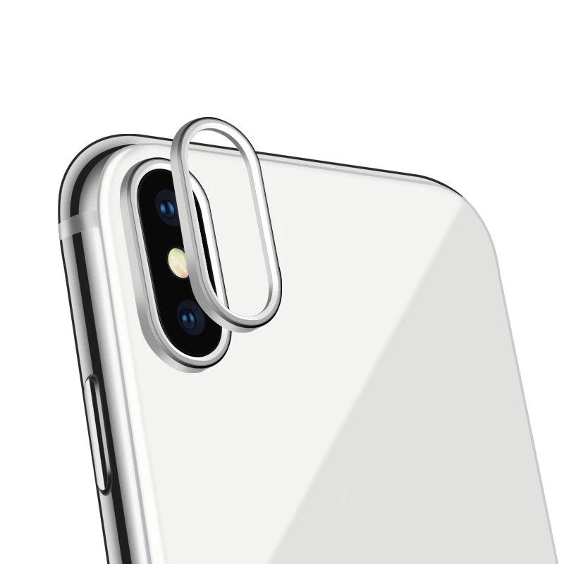 Защитное кольцо для объектива камеры iPhone X 10 с алюминиевым покрытием|Бамперы| |