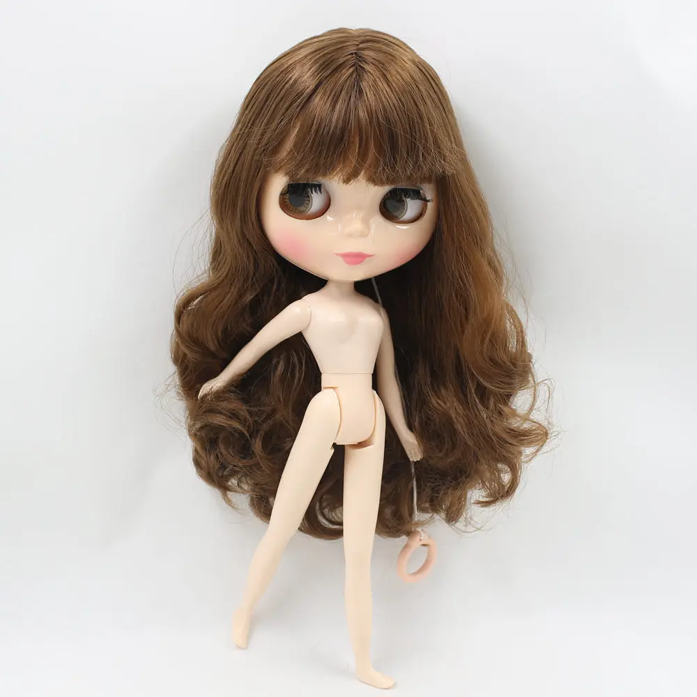 ICY Nude Blyth Кукла № BL9158 каштановые волосы телесный цвет кожи BJD