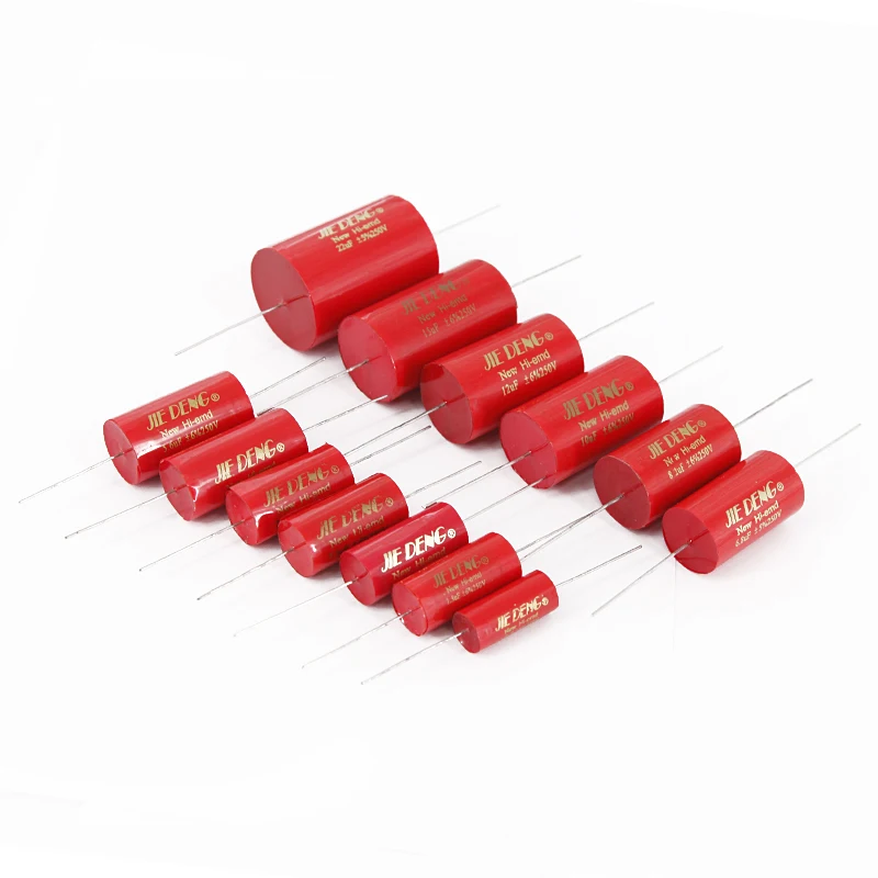 

2pcs 6.8uF-22uF 250V Speaker Frequency Divider Amplifier Crossover Filter Metallized Polypropylene Film Non-Polarity Capacitor