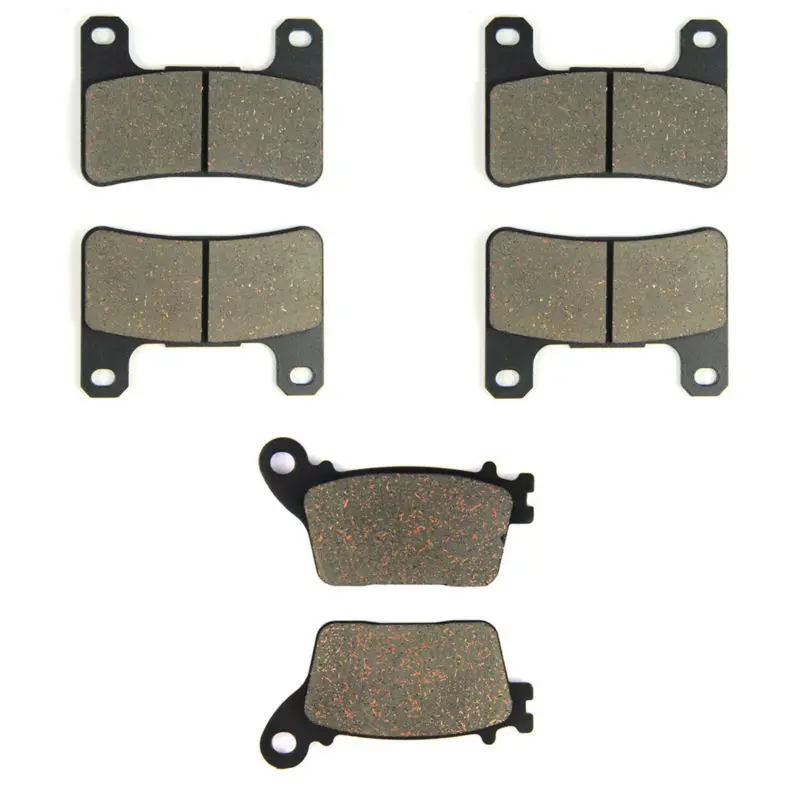 

SOMMET Motorcycle Front + Rear Brake Pads Disks for Suzuki GSXR 1000 K9/L (Tokico & Brembo Caliper) (09-14) GSXR1000