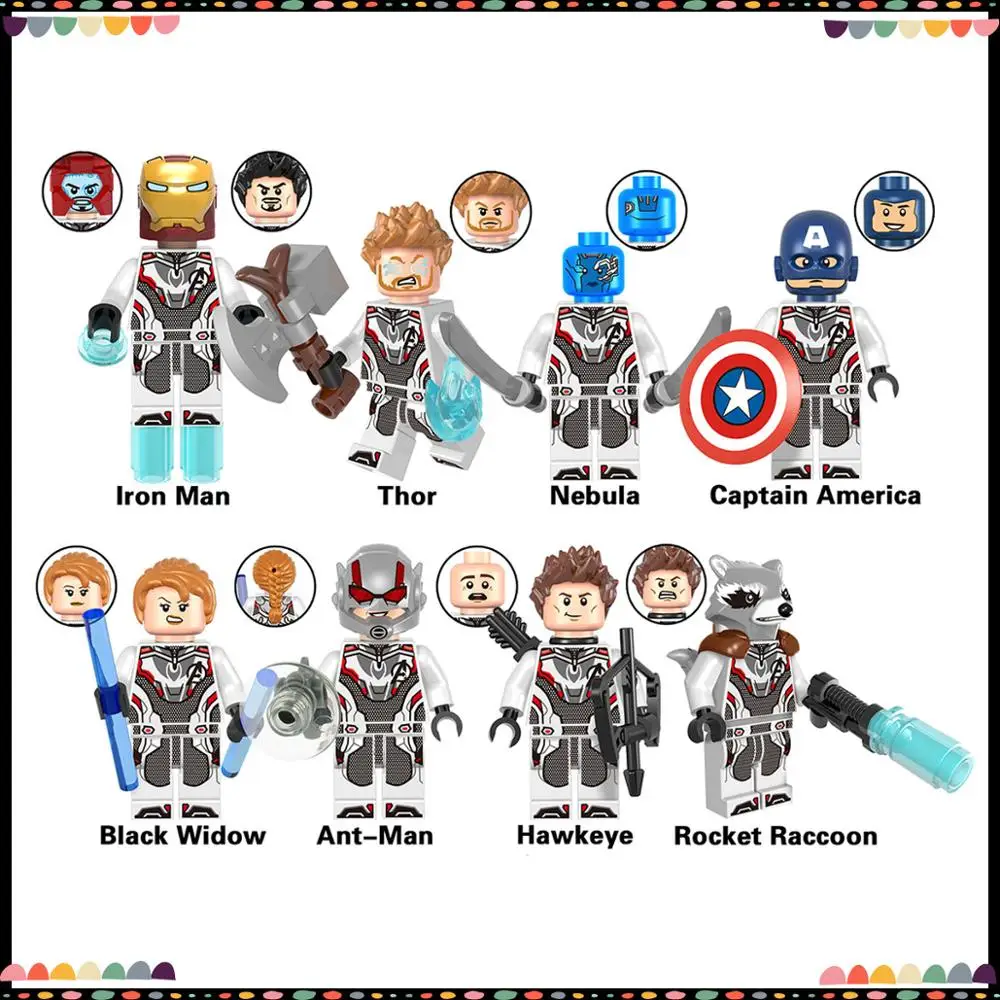 

The Avengers4 Quantum War Service Building Blocks Figures Bricks Educational Toys For Kids Children