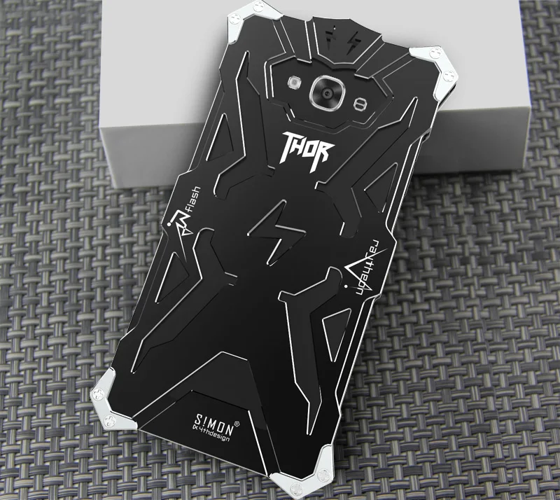 imágenes para Para Samsung J5 2016 J510 Metal de Aluminio Cubierta de la Caja para Samsung Galaxy J5 2016 Simon Thor Ironman Caso de Protección para Smartphone imágenes para Para Samsung J5 2016 J510 Metal de Aluminio Cubierta de la Caja para Samsung Galaxy J5 2016 Simon Thor Ironman Caso de Protección para Smartphone