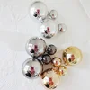New Arrival Super Fashion Elegant Metal Double Faced Pearl Beads Women's Statement Stud Earrings,Gold/Silver/Black 3 Colors ► Photo 2/6