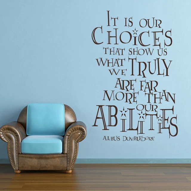 harry potter albus dumbledore it is our choices that show us nursery