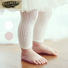 0 To 4 Years Old Cotton Baby Leggings Summer Hollow Out Kids Girls Baby Pants Capris