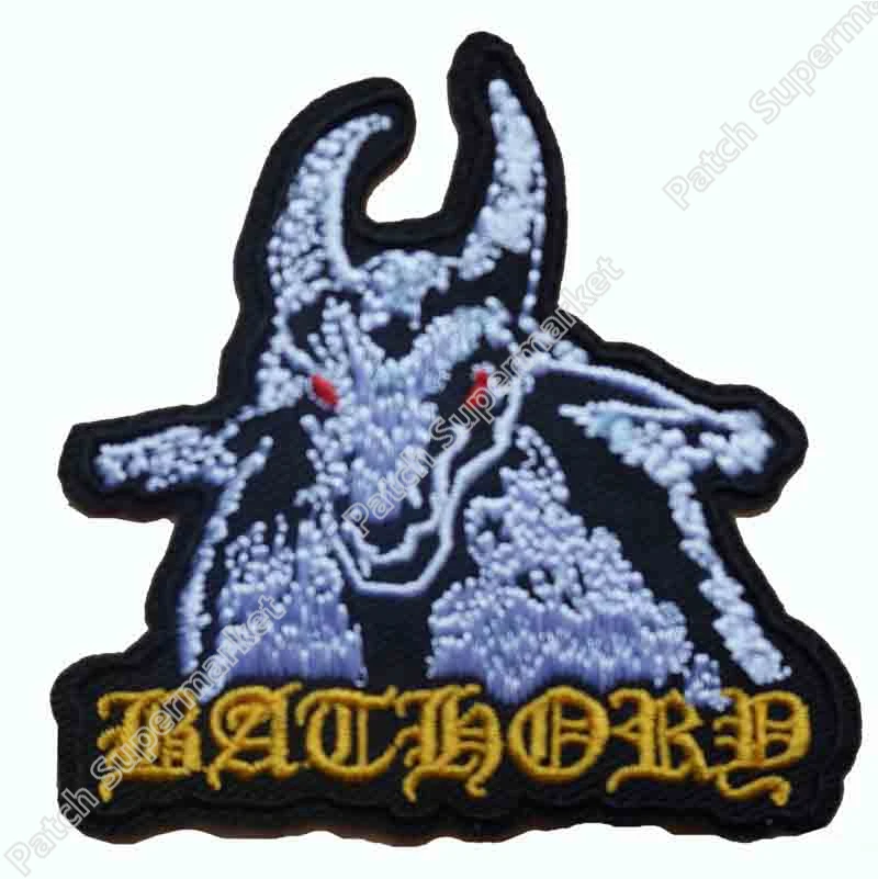 BATHORY Music Band Iron On On Patch TRANSFER MOTIF APPLIQUE Rock Punk
