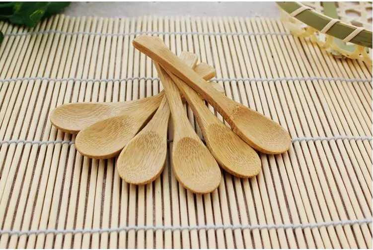 2400 pcs MINI Honey Dippers Bamboo Spoons Honey Spoon Baby Spoons Mini