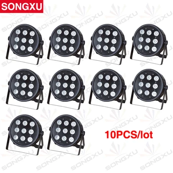 

SONGXU 10pcs/lot Newest 9pcs*10W R,G,B,W 4IN1 high power led par light/SX-PL0910