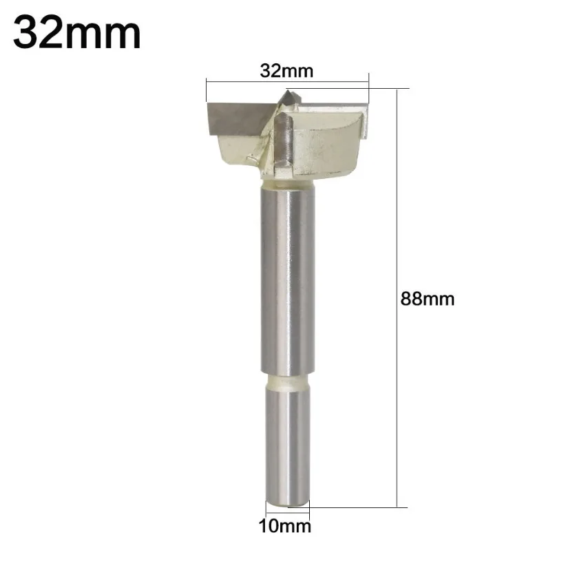 1 шт-, деревообрабатывающее сверление отверстий, 15-60 мм дырооткрыватель, расширитель, деревообрабатывающее сверло, МДФ, дерево, бритвенная доска - Длина режущей кромки: 32mm