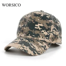 WORSICO Бейсбольные кепки Камуфлирования армии snapback шляпа для мужская шапка горра casquette кости SWAG шапка папа падение шляпу доставка