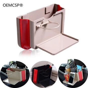 

Universal Auto Rear Racks Car Storage Bag Organizer Back Seat Bags Car Stowing Tidying Interior Holders Car Foldable trash can