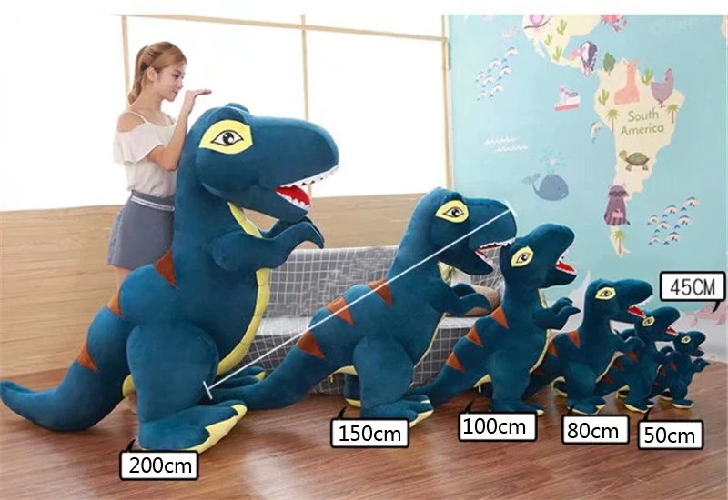 79'' Giant Large Dinosaurs Rex Plush Toys Kids Soft Cuddly Stuffed