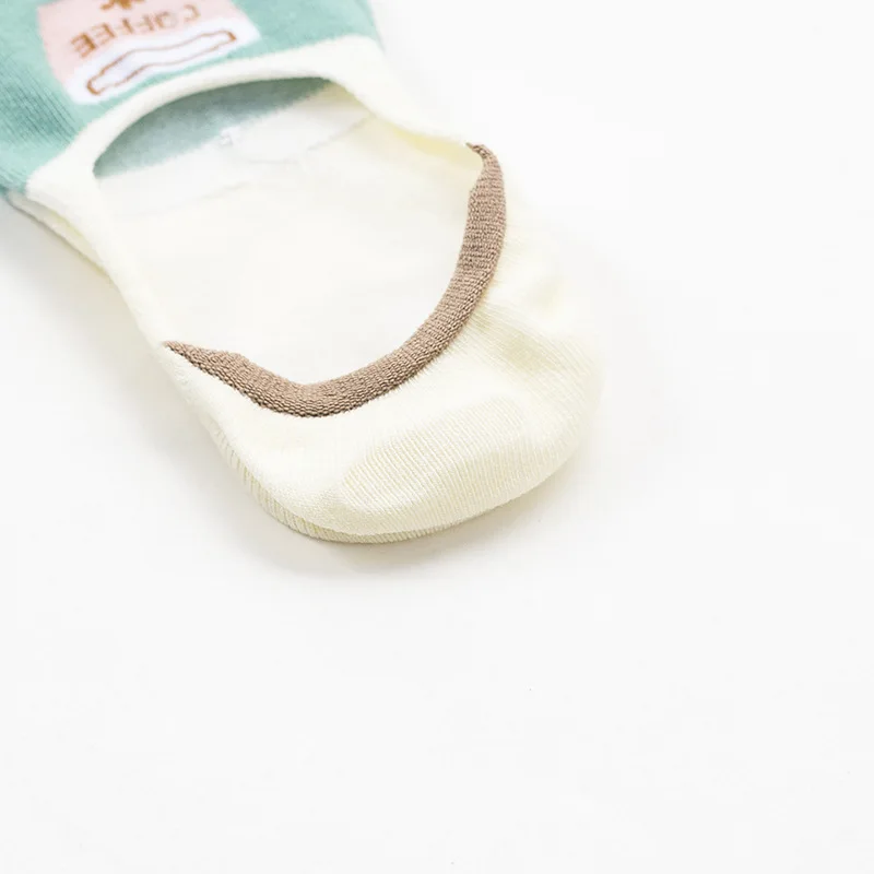 Милые носки-тапочки с героями мультфильмов женские невидимые хлопковые короткие носки Kawaii нескользящие носки для женщин с силиконовым Муми-троллем