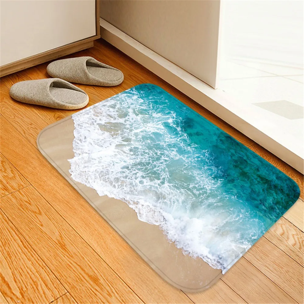 

40X60 CM Carpet Hallway Doormat Anti - Slip Carpet Absorb Water Kitchen Mat/Rug