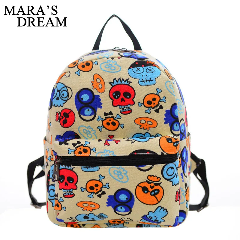 Mara's Dream холщовые рюкзаки с рисунком маленькие школьные сумки для рюкзак для девочек-подростков женские школьные сумки на плечо Маленькая женская сумка