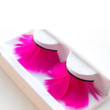 3 пары перьев накладные ресницы вечерние цветные накладные ресницы специальные художественные ресницы удлинитель ресниц инструменты для макияжа ресницы