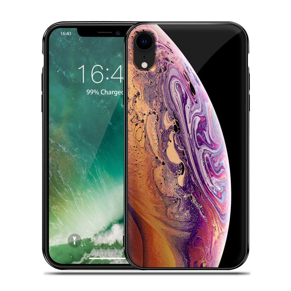 

NYFundas for iphone XS MAX XR XS X 10 case Silicone Stars Space glitter Cover back Case For iPhoneXSMAX iphoneXR iphoneXS conque