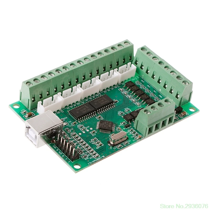 

New CNC USB MACH3 100Khz Breakout Board 5 Axis Interface Driver Motion Controller Drop Ship 11