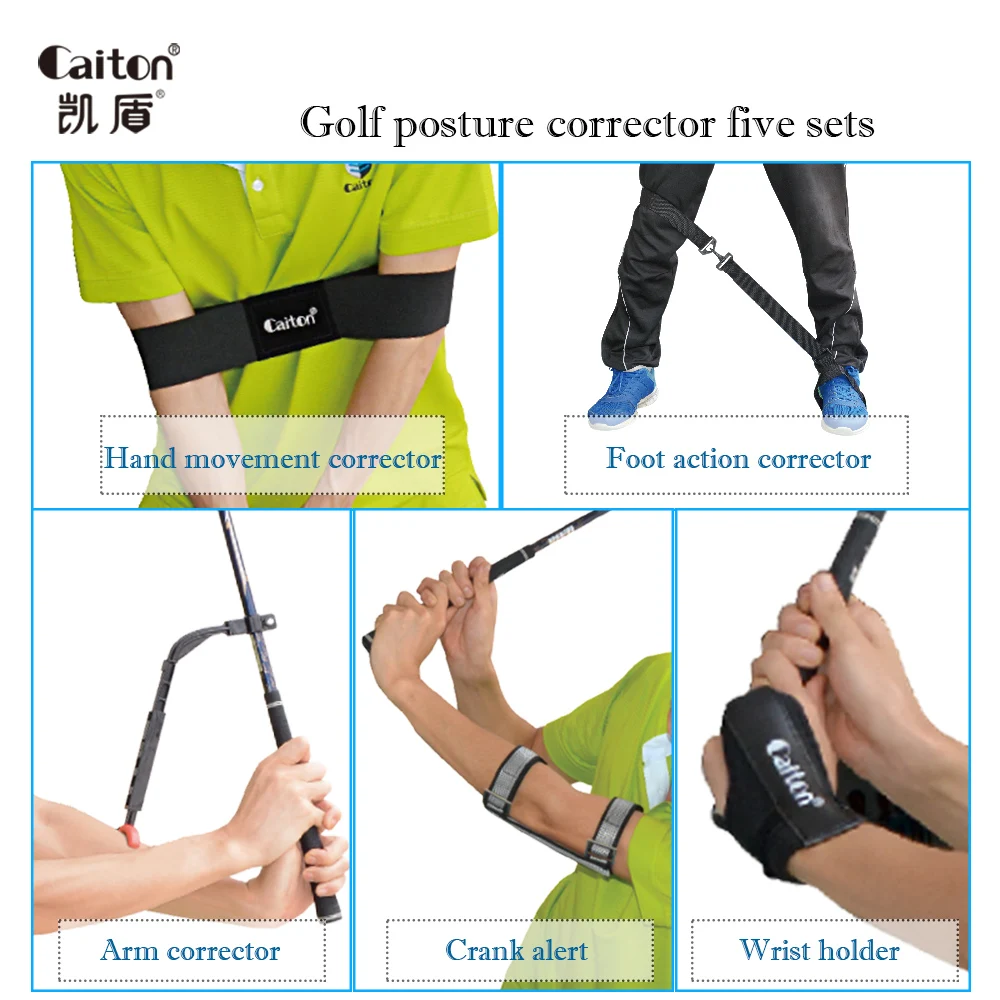 Buy Caiton Golf training aid hand llegs arm curved arm wrist posture correction