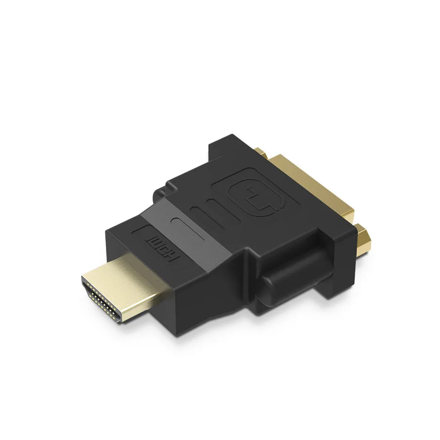 1080P позолоченный DVI 24+ 5 Женский к HDMI штекер конвертера HDMI к DVI переходник для HDTV lcd PS3 PC разъем для ноутбука