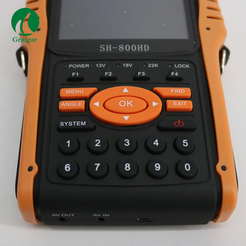 Анализатор спектра цифровой спутниковый SH-800HD искатель Sathero SH-800 метр цифровой 800 HD простое управление OSD дизайн