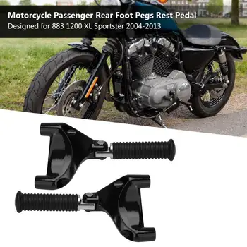 

Motorcycle Passenger Rear Foot Pegs Rest Pedal for 883 1200 XL Sportster 2004 2005 2006 2007 2008 2009 2010 2011 2012 2013