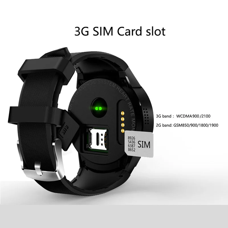Новые смарт часы K98H 3g MTK6572A ram 512MB rom 4G с поддержкой nano sim карты gps Wi Fi мужские