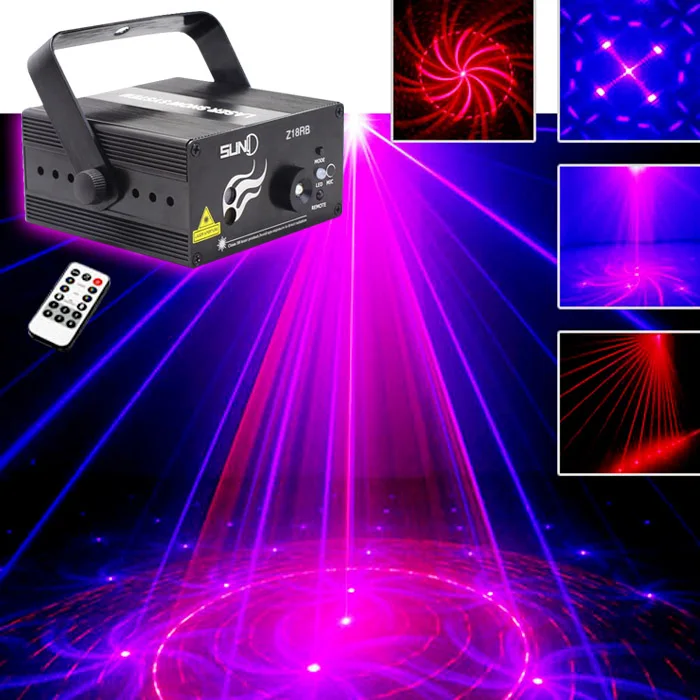 SUNY New RB 18 Patterns Z18RB Laser Light Blue LED Stage ...
