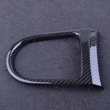 Beler Черный углеродного волокна Стиль ABS консоль Шестерни коробка переключения Панель накладка рамы, пригодный для Ford Mustang