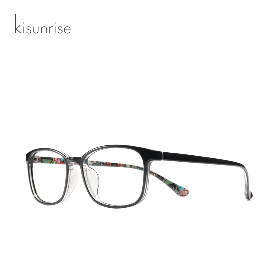 KISUNRISE Корея TR печать ультра легкие удобные модные очки Рамка корректирующие очки при близорукости оправа KS053 - Цвет оправы: NO.1