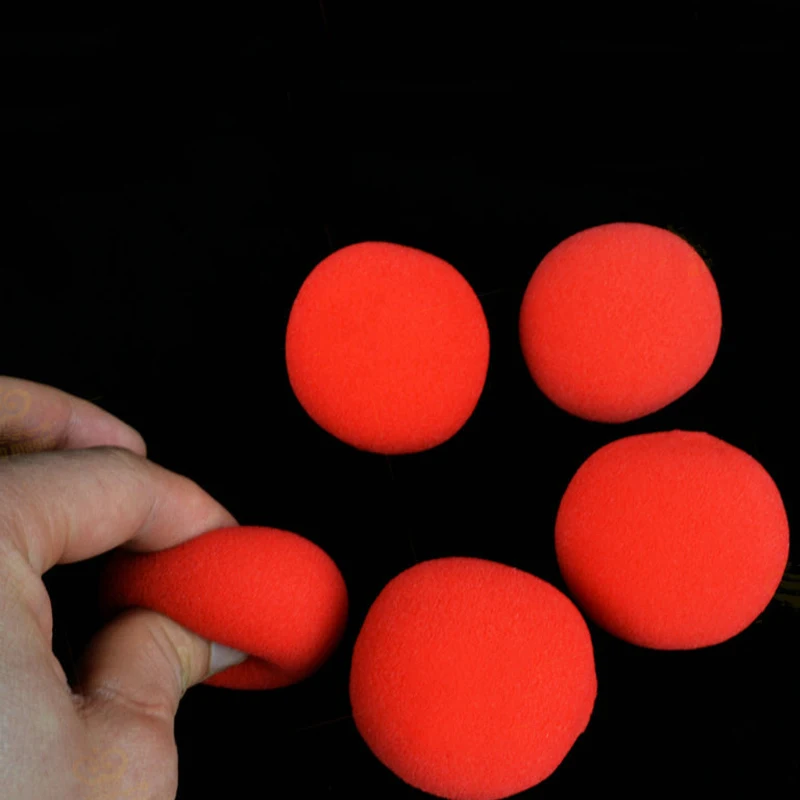 5Pcs Finger Magic Tricks Props Sponge Balls Fun Toys Street Classical