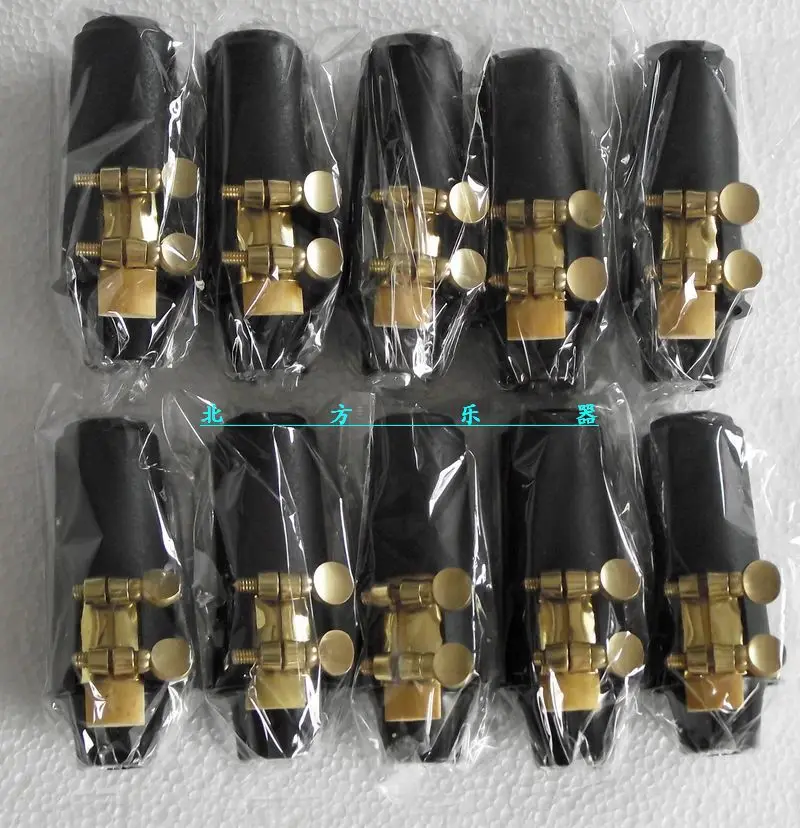 

New 10 sets Soprano Sax mouthpiece ligature and cap
