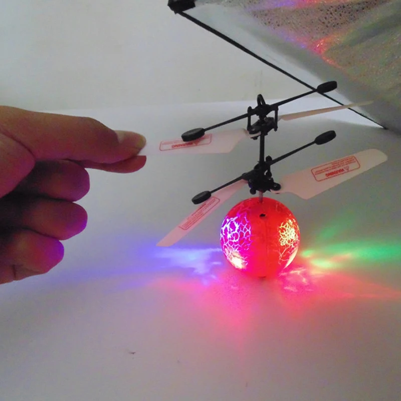 Flying Ball Toys With colorful infrared Induction toy Non RC