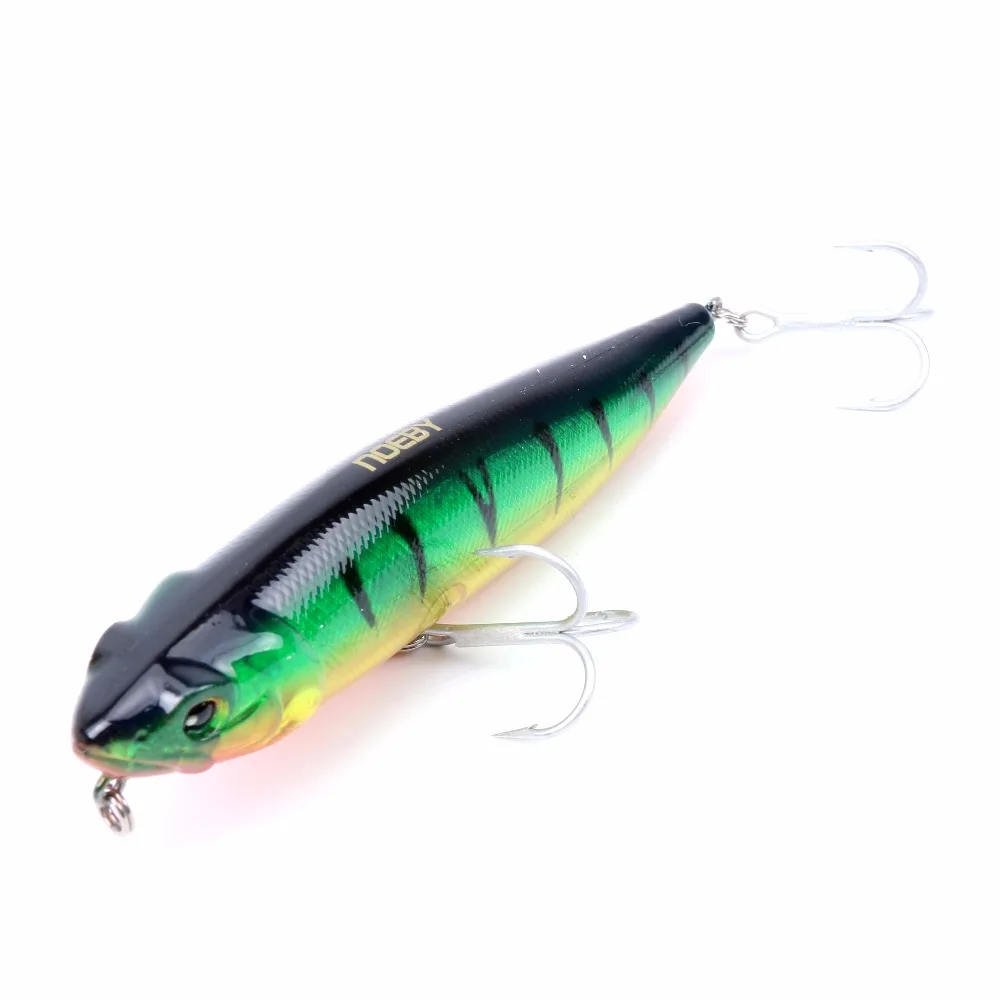 

NOEBY Pencil Hard Lure Topwater 115mm/25.5g sharp and strong France VMC treble hooks