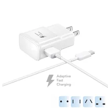 Адаптивное быстрое зарядное устройство для Samsung Galaxy S8 S9 S10 S10E plus note8 note8 USB C TYPE-C кабель для быстрой зарядки