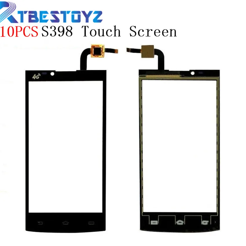 RTBESTOYZ 10 шт. высокое качество 5 0 &quotдля Philips Xenium S398 сенсорный экран дигитайзер