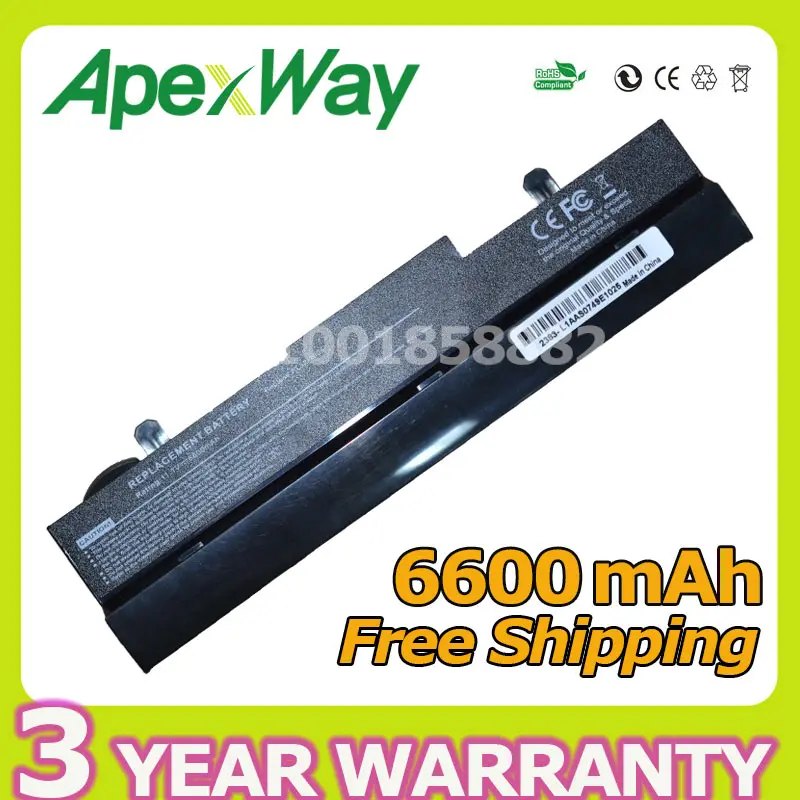 Apexway 9 cell Laptop Battery AL31-1005 For ASUS Eee PC AL32-1005 ML32-1005 PL32-1005 1001P 1001PX 1005 1005H 1005P 1101HA Apexway 9 cell Laptop Battery AL31-1005 For ASUS Eee PC AL32-1005 ML32-1005 PL32-1005 1001P 1001PX 1005 1005H 1005P 1101HA