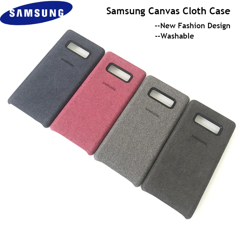 

Original Samsung Galaxy Note 8 Washable Case Canvas Cloth Soft-Touch Skin Case Protective Back Phone Cover For Galaxy Note 8
