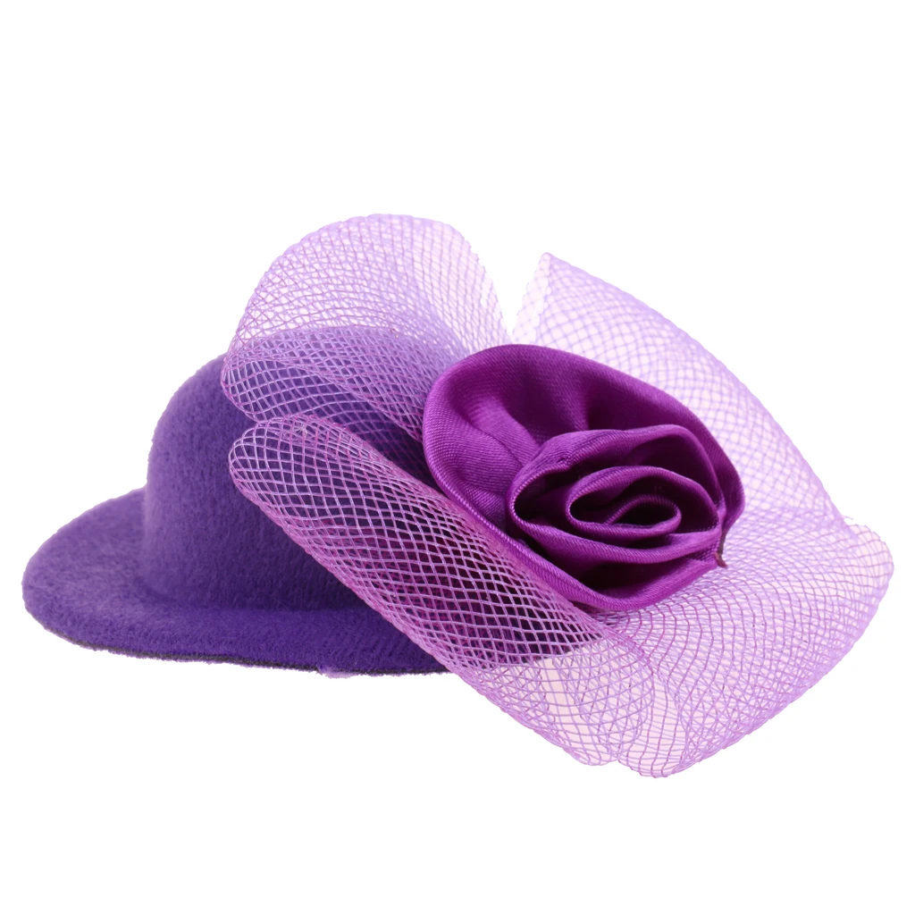  6Pcs Vintage Millinery Hat Cap for 28-30cm   Doll Baby Girls Clothing Clothes Accessories