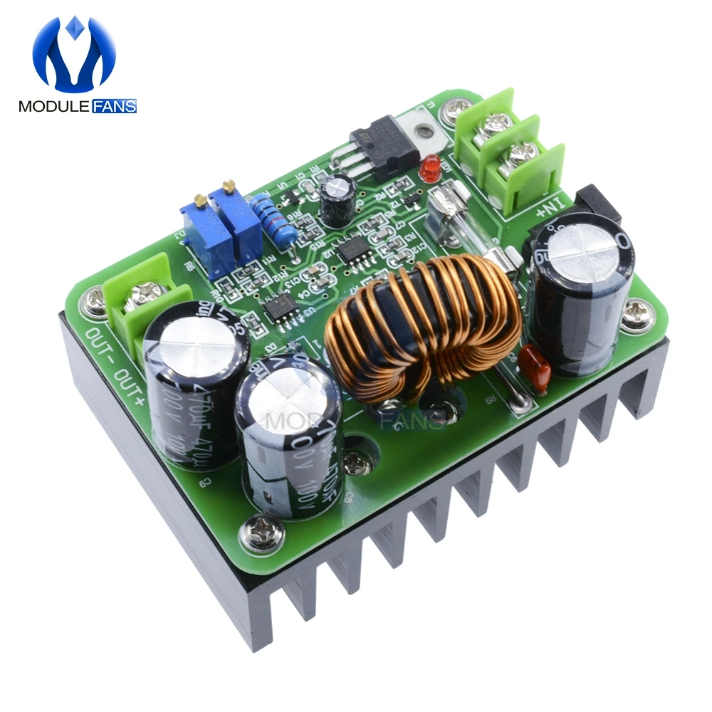 

DC-DC 10V-60V to 12V-80V 600W Boost Converter Step Up Car Charger Power Supply Diy Electronic PCB Board Module