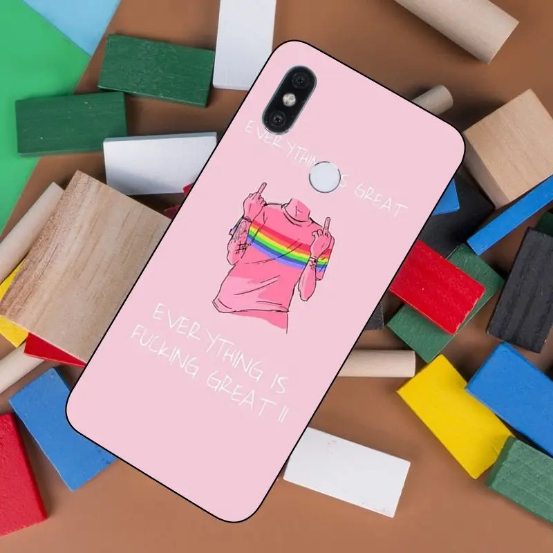 LGBT Love is love Новинка чехол для телефона Xiaomi Max2 Max3 Note2 Note3 MI6 MI8 Redmi Note5